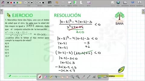 SAVIA REPASO 2025 - 2 | Semana 05 | Álgebra