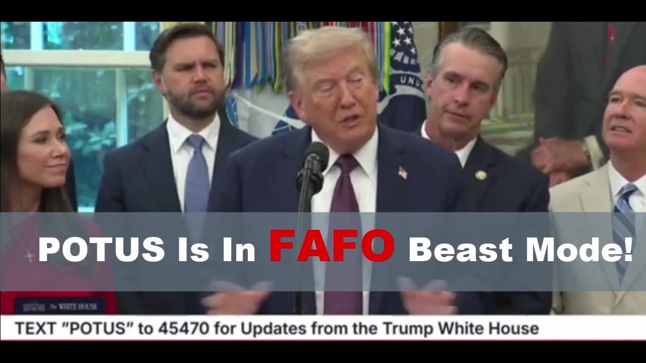 POTUS Is In FAFO Beast Mode