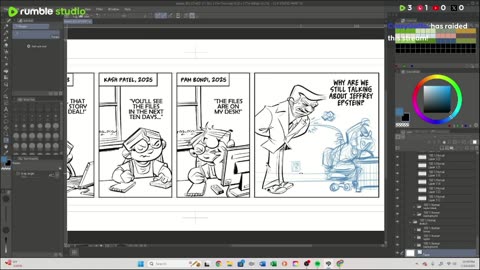 Art Stream with Based Comic | Epstein Comic