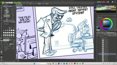 Art Stream with Based Comic | Epstein Comic