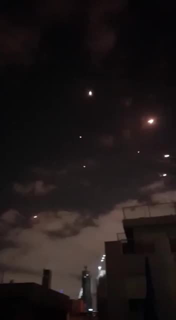 Multiple direct impacts seen in Tel Aviv