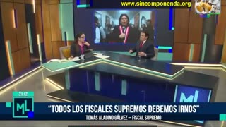 DELIA ESPINOZA HACE REGLAJE A LOS PROPIOS FISCALES