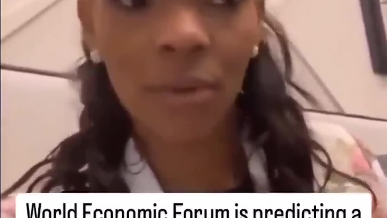 Candace Owens: "The World Economic Forum is predicting that a cyber