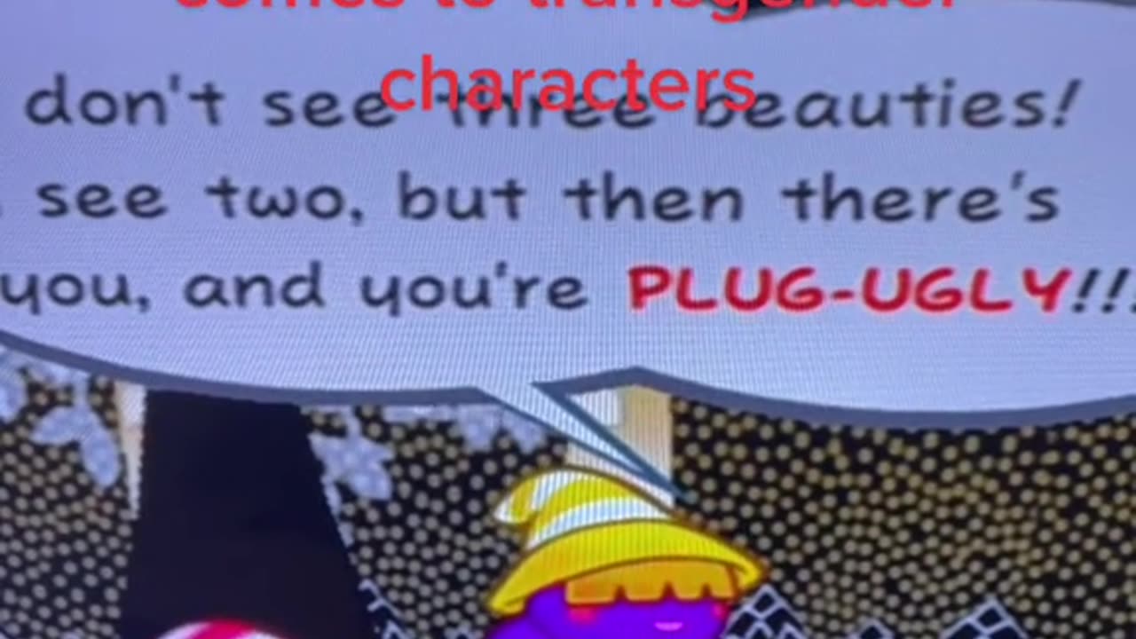 Paper Mario The Thousand Year Door Vivian’s gender Easter egg. reupload