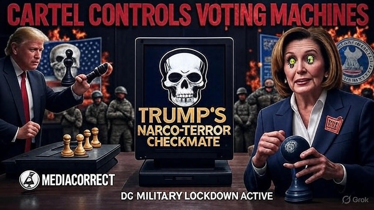 TRUMP'S NARCO-TERROR CHECKMATE: Sinaloa Cartel Controls Voting Machines as IRS/Fed Collapse! (DC Military Lockdown Activated)