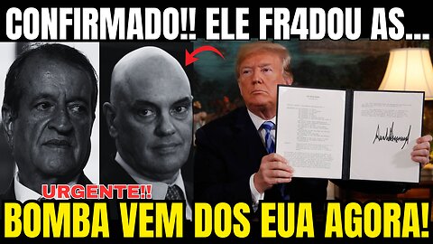 🚨 BOMBA!! ACABA DE SER CONFIRMADO!! ALEXANDRE DE MORAES FR4UD0U AS ELE1...!! EUA VAI PRA CIMA!!