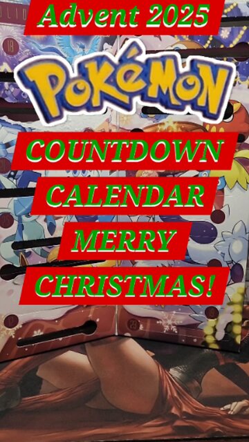 Advent Christmas Day Pokémon Countdown Calendar