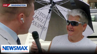 Activist gets tongue-tied trying to explain why she's protesting | National Report