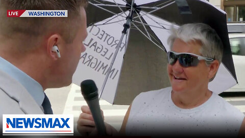 Activist gets tongue-tied trying to explain why she's protesting | National Report