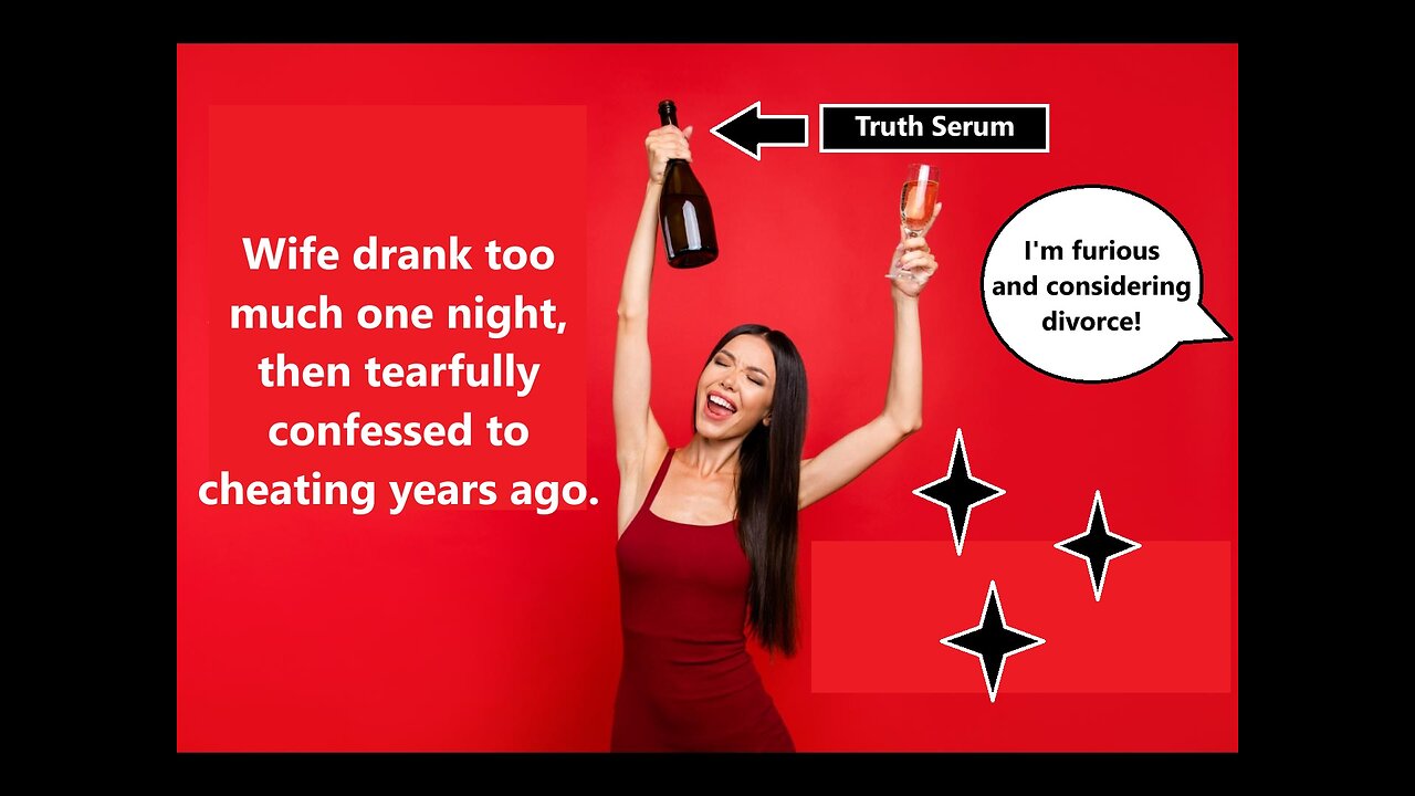 Wife drank too much one night, then confessed to cheating years ago. I'm furious!