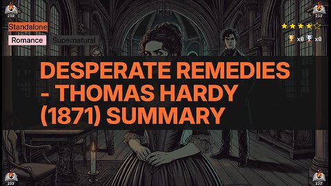 Desperate Remedies - Thomas Hardy (1871) Summary