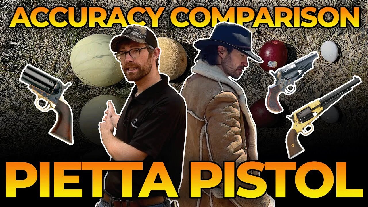 Pietta™ Black Powder Revolvers Accuracy Test - Muzzle-Loaders.com #muzzleloaders #pietta #comparison