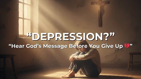 Depression? Watch This Bible Verse Before You Give Up 💔