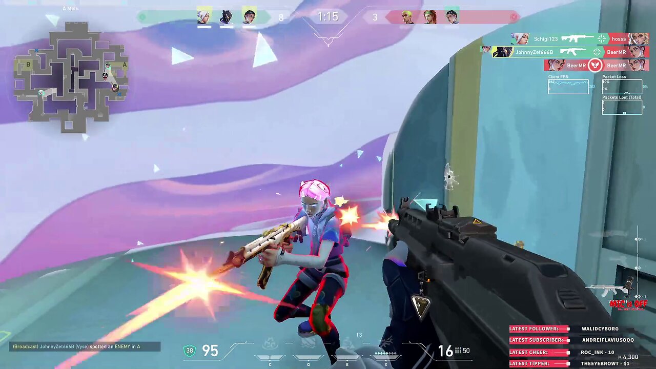When you push with Vyse and win the round with a 4K