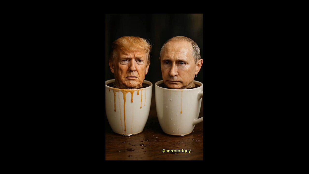 Trump And Putin Coffee Heads