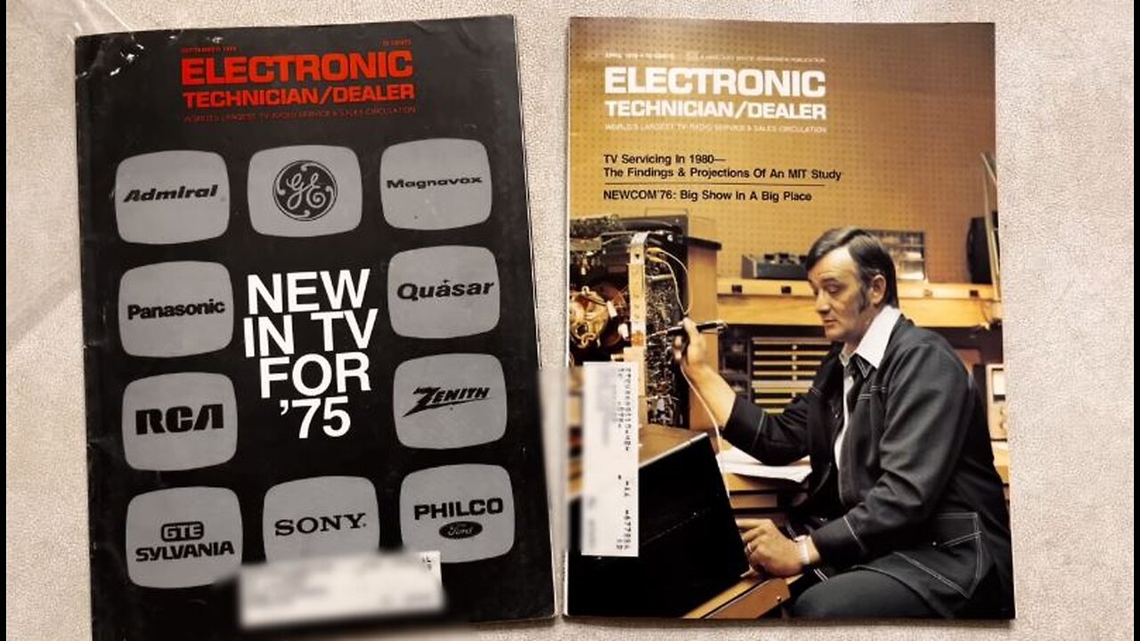 Electrician/Technician Dealer Magazine from 1976