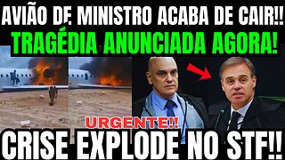 URGENTE!! AVIÃO DE MINISTRO ACABA DE CAIR!! ANDRÉ MENDONÇA DECIDE ENTREGAR MINISTROS DO STF!