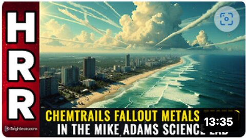 "Unveiling the Truth: Comprehensive Analysis of Chemtrail Metals in Mike Adams' Science Lab"