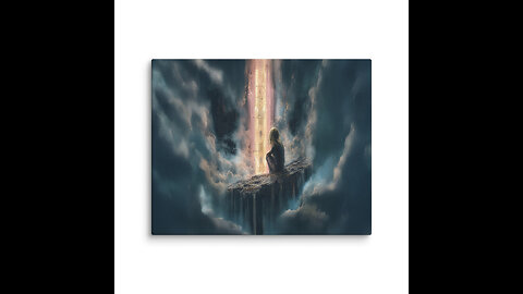 🌟 Golden Gateway Canvas Wall Art by ArtHalls Gallery Let light, peace, and inspiration.