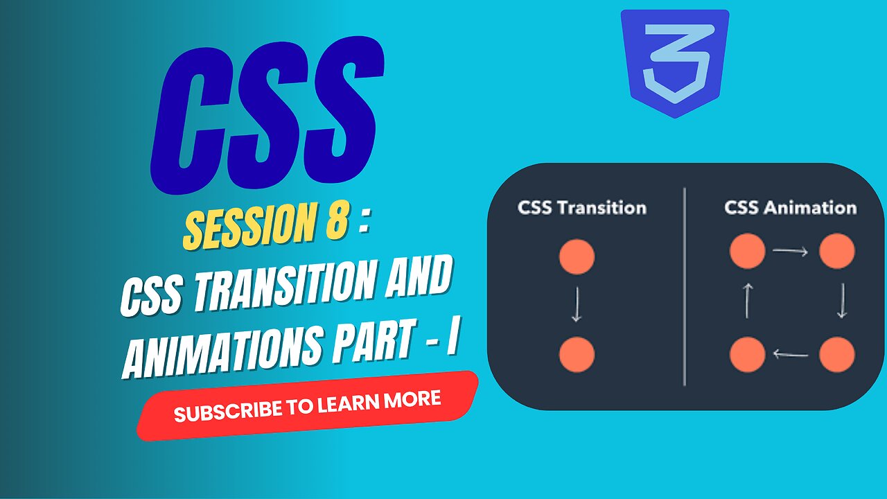 Session 8: CSS Transition and Animations