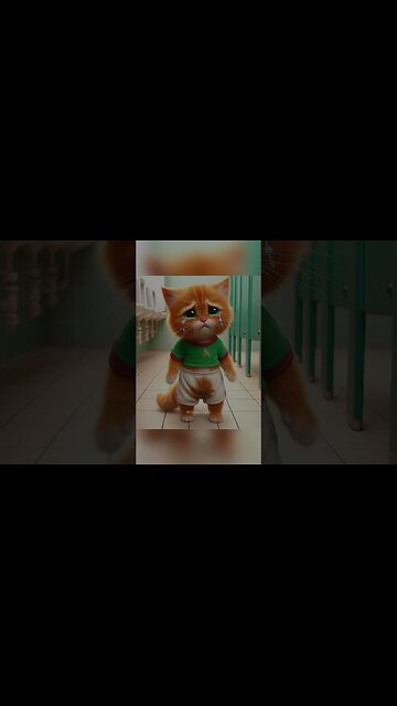 Always lend a helping hand to others #cat #ai #catvideos #catlover #poorcat #aiart