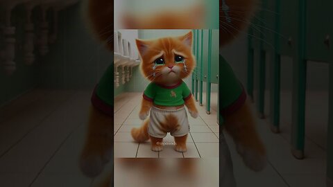 Always lend a helping hand to others #cat #ai #catvideos #catlover #poorcat #aiart