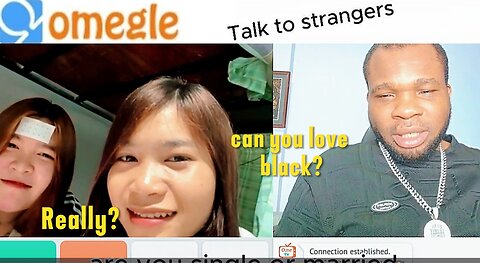Black man shocked asian girls speaking their language on omegle and ometv
