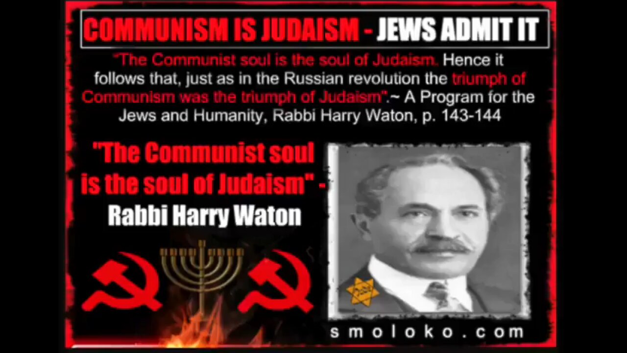 * KNOW YOUR ENEMY * (1950) by Robert H. Williams [Judaism = Communism]