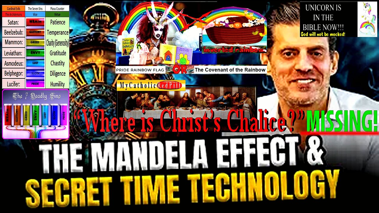 Mandela Effect and Secret Time Technology with the Quantum Businessman “Where is Christ’s Chalice?"