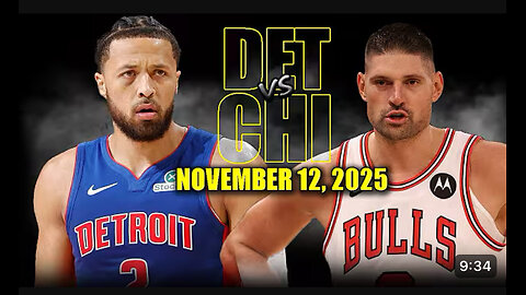 Detroit Pistons VS Chicago Bulls game highlights