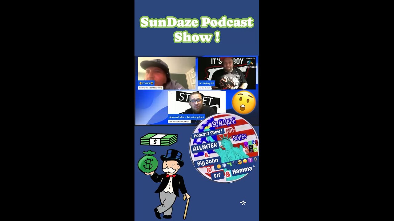 🇺🇸🎙️🇺🇸SunDaze Podcast Show !🇺🇸🎙️🇺🇸