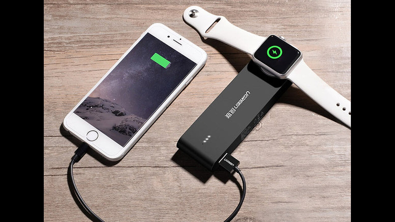 Best MFI Certified Power Bank With Wireless Charging Dock For Apple Watch