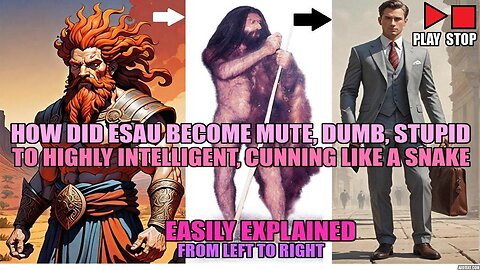 How Did Esau Lose His Wisdom Became A Savage Grunting Mute Cave Beast To His Now Cunning Self?