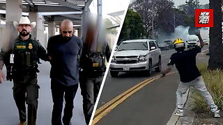 Brute on FBI's 'most wanted' list for tossing cinderblocks during anti-ICE riots busted