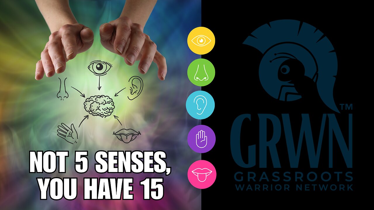 YOU HAVE 15 SENSES, NOT 5