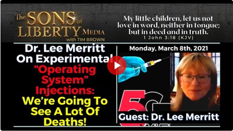 Dr. 'Lee Merritt' On Experimental "Operating System" Injections: We're Going To See A Lot Of Deaths!