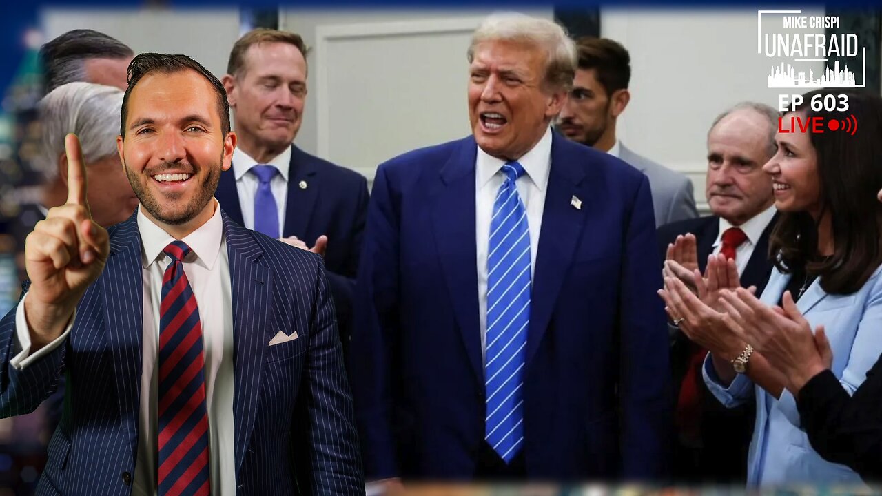 LIVE UPDATES: TRUMP ON CAPITOL HILL TO WHIP REPUBLICAN VOTES FOR BILL | MIKE CRISPI UNAFRAID 5.20.25