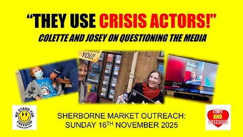 They use CRISIS ACTORS!