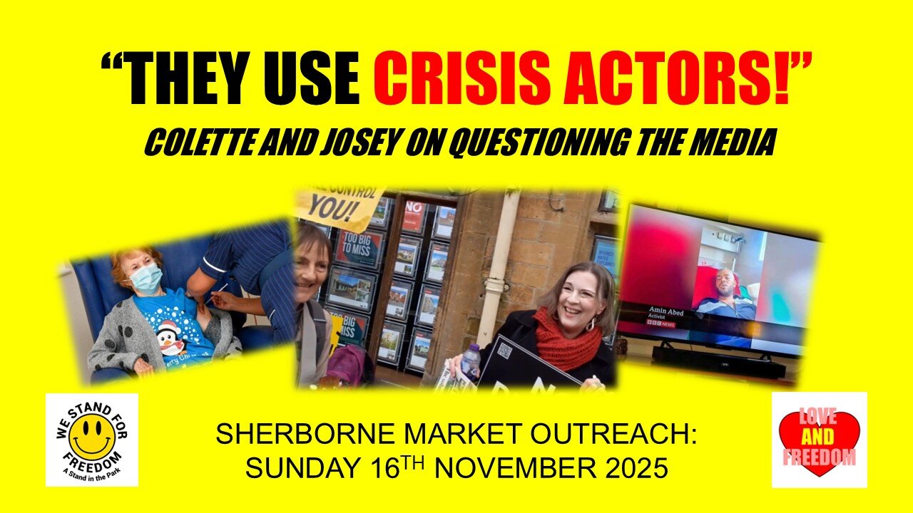 They use CRISIS ACTORS!