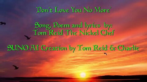 Don’t Love You No More Song