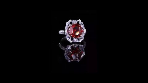 Hand-set Luxury Nurturing Ruby Ring Birthday Wedding Party Anniversary Gift Unique Personality