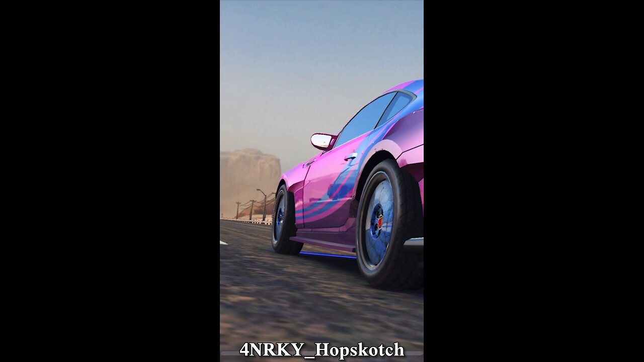 Subaru BRZ dodging traffic