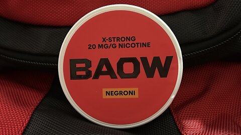 BAOW Negroni (Nicotine Pouches) Review