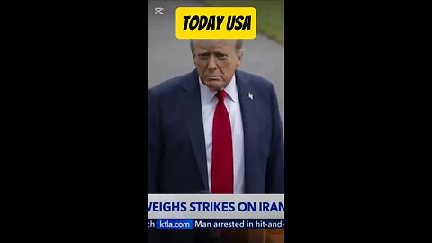 "Unconditional Surrender? Trump Weighs U.S. Strikes Amid Israel