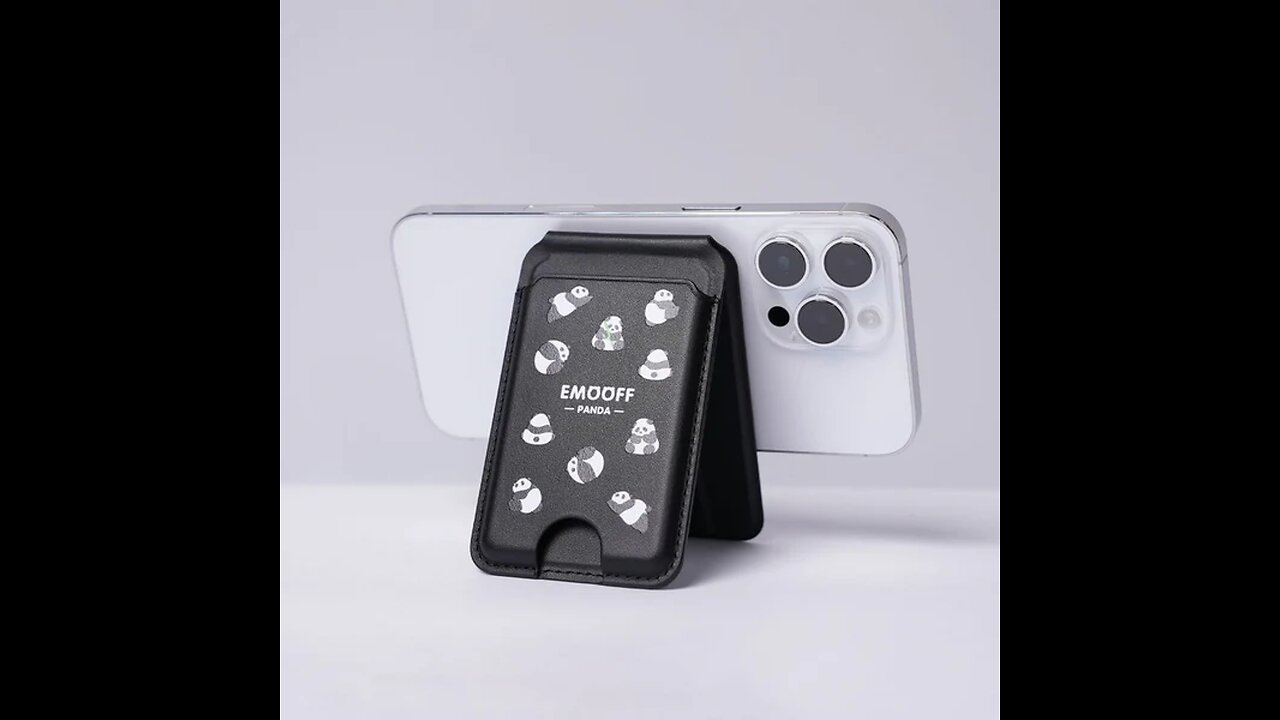 Creative Magnetic Card Wallet Stand