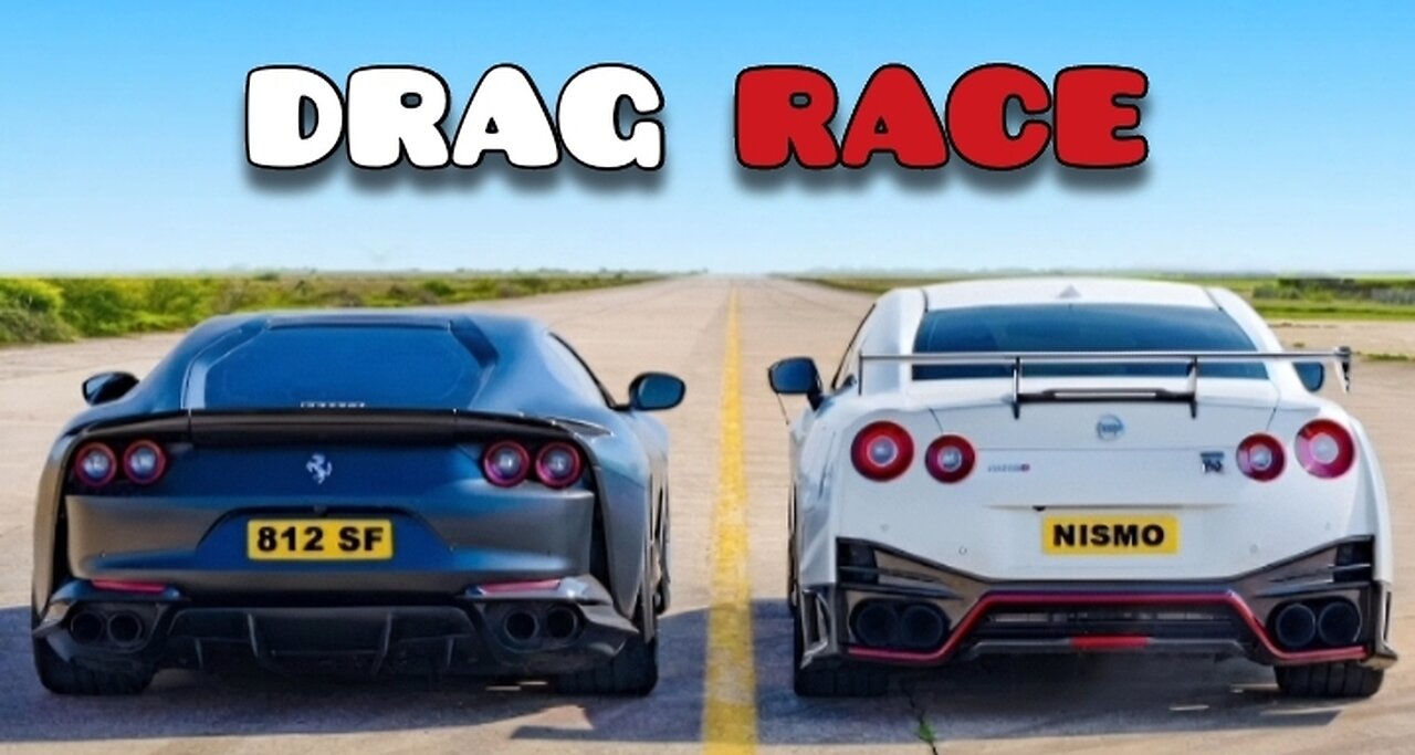 V12 vs V6: Ferrari 812 vs GT-R NISMO