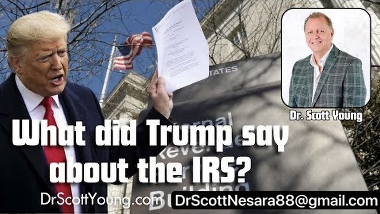 What did Trump say about the IRS?