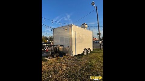 2019 8' x 14' Kitchen Food Concession Trailer with Pro-Fire System for Sale in Florida!