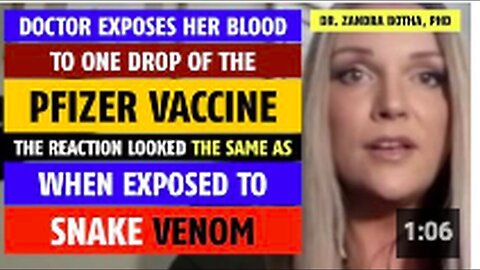 "Doctor Tests Vaccine on Blood, Finds Reaction Similar to Snake Venom Exposure"