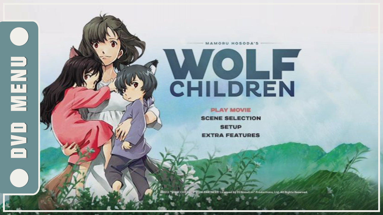 Wolf Children - DVD Menu